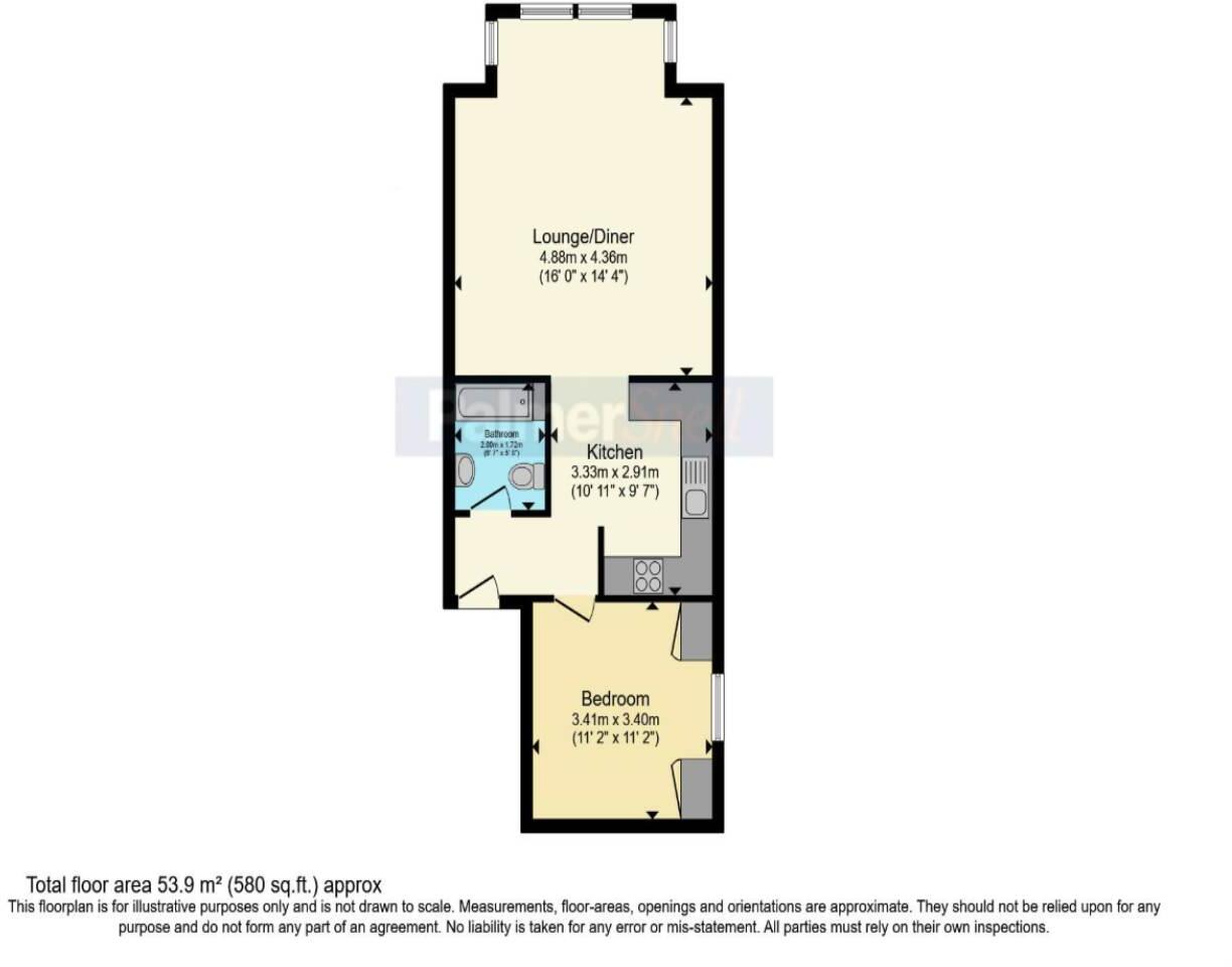 Manor Road, , Bournemouth floorplan