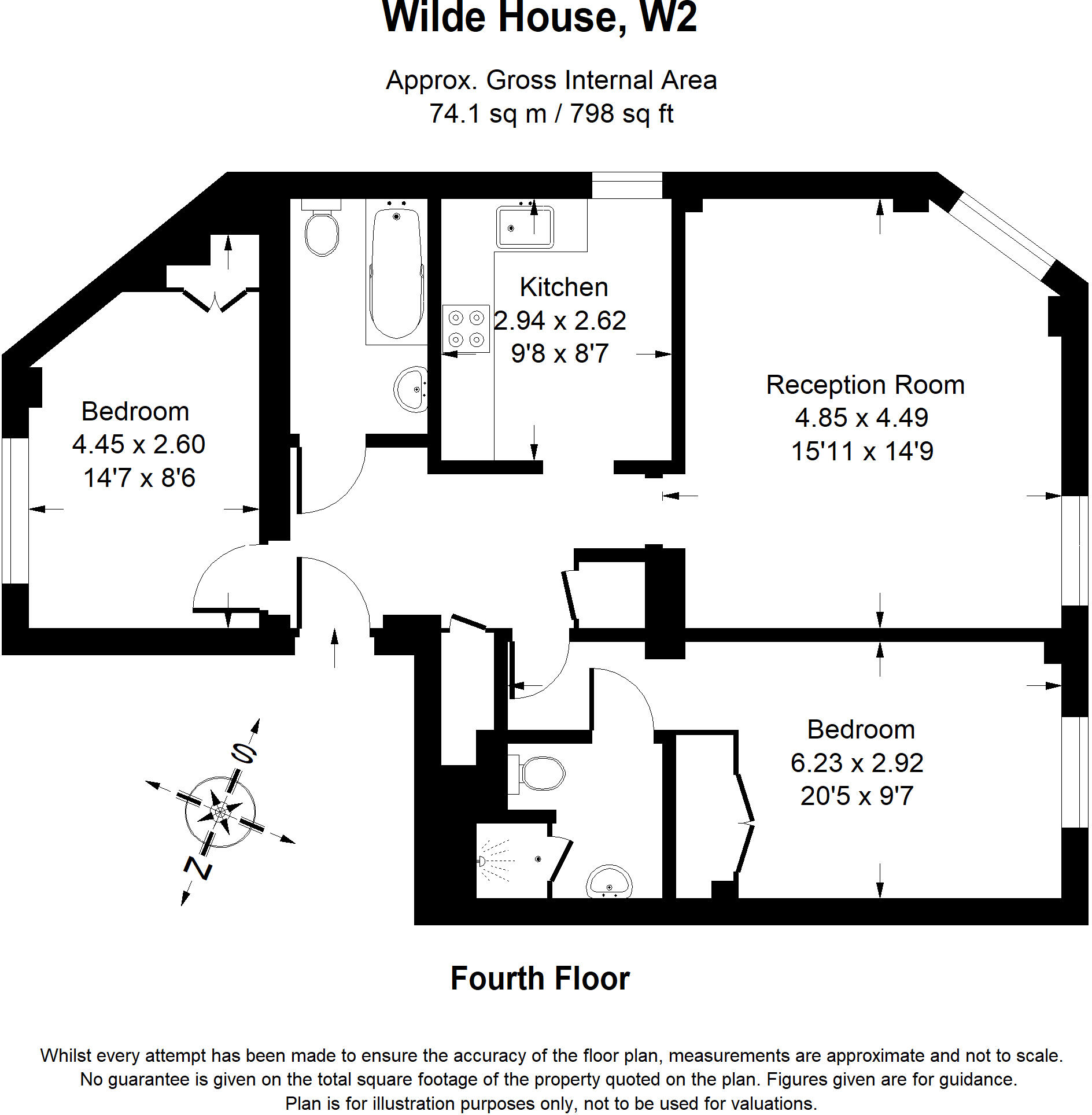 Gloucester Terrace, London, W2 floorplan