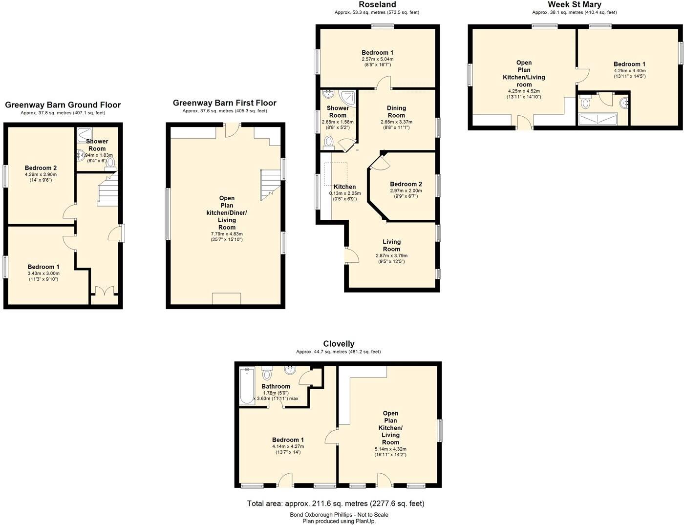 Southole, Welcombe, Devon floorplan