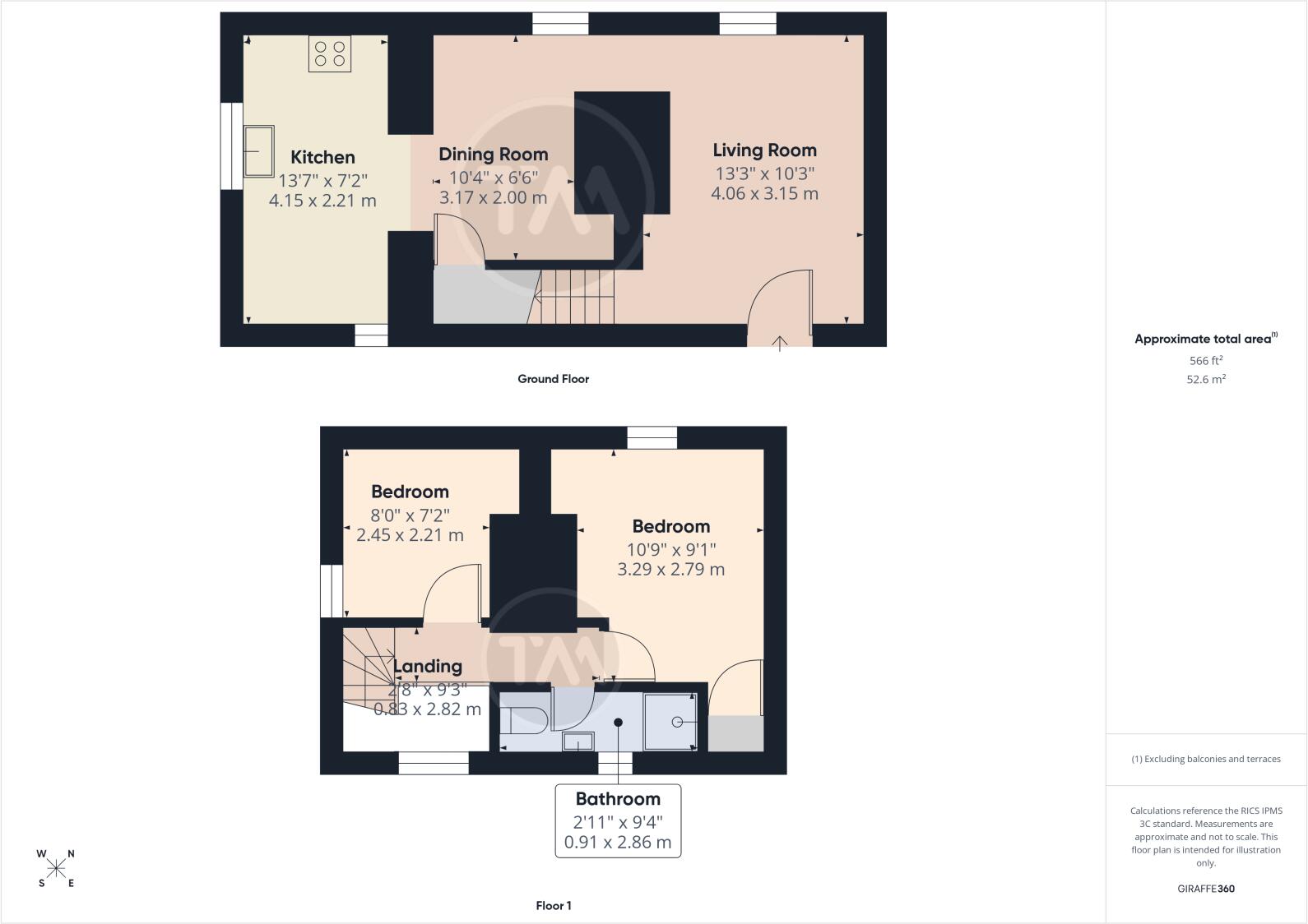 West Street, St. Ives, Cambridgeshire, PE27 floorplan