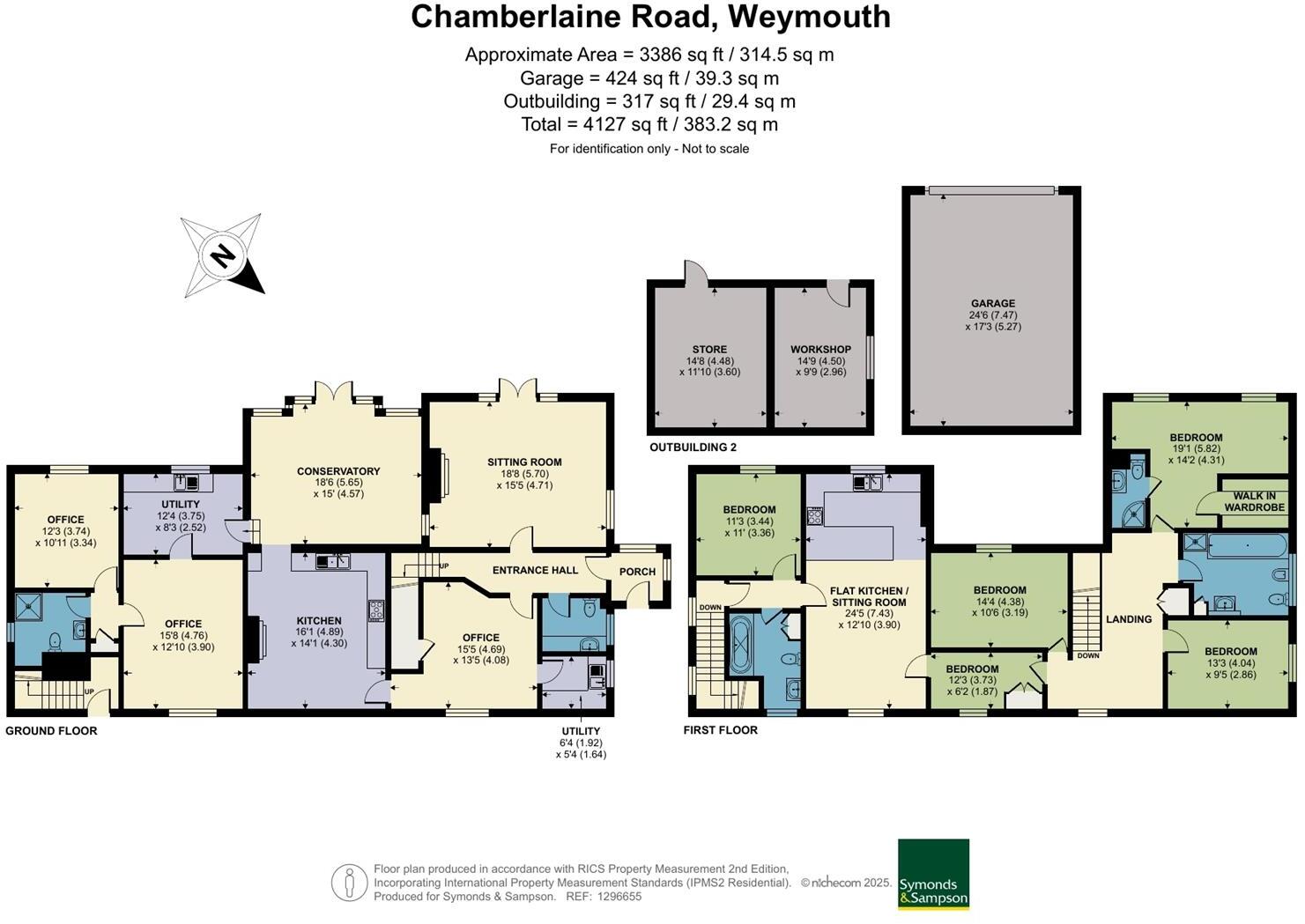 Chirton Lodge, Chamberlaine Road, Weymouth floorplan