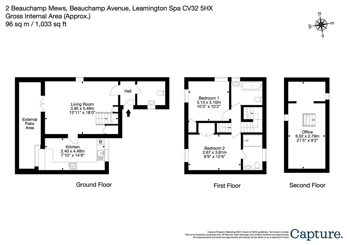 Beauchamp Avenue, Leamington Spa, Warwickshire CV32 5HX floorplan