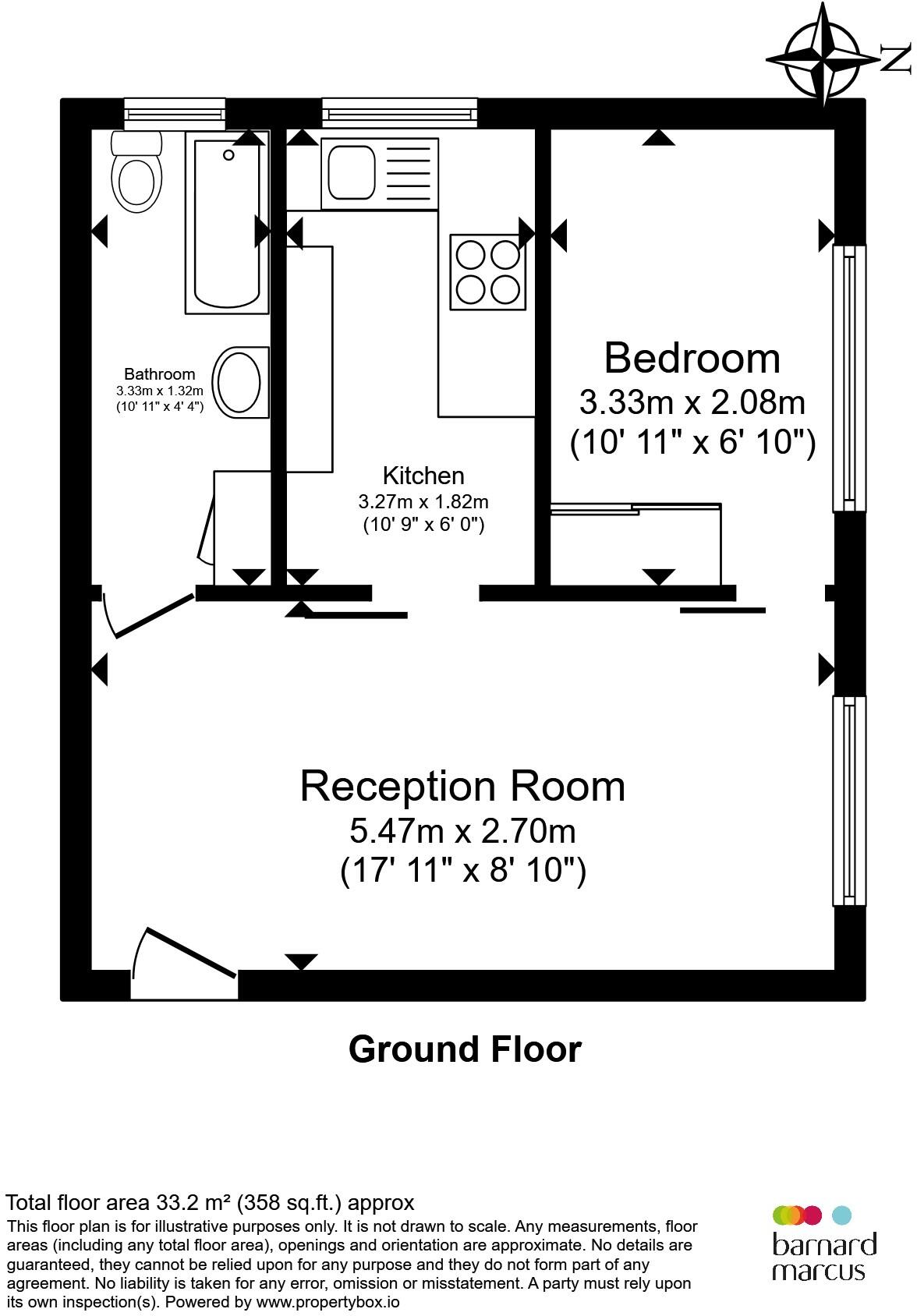 Fairfield Close, London floorplan