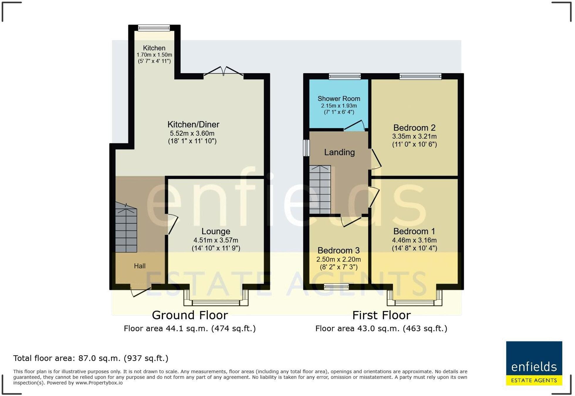 Eastlake Avenue, Poole, BH12 floorplan