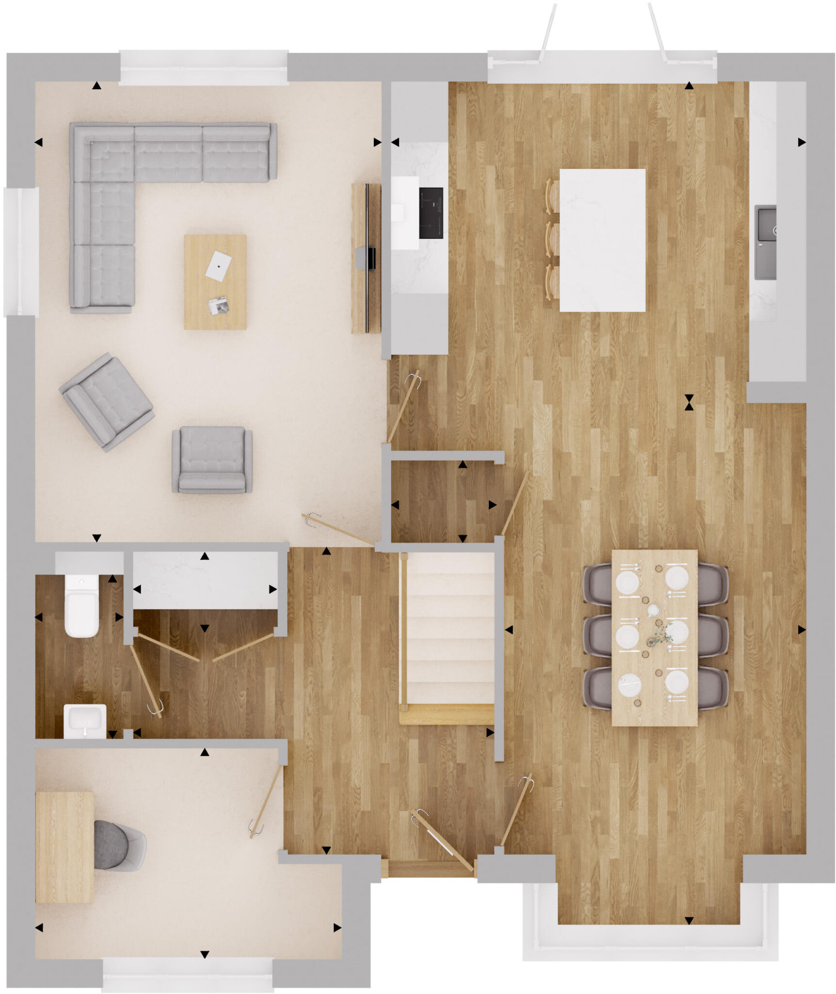 Plot 12 The Vaughan St Mary's Meadow, Eardisley, Hereford, Herefordshire, County, HR3 floorplan