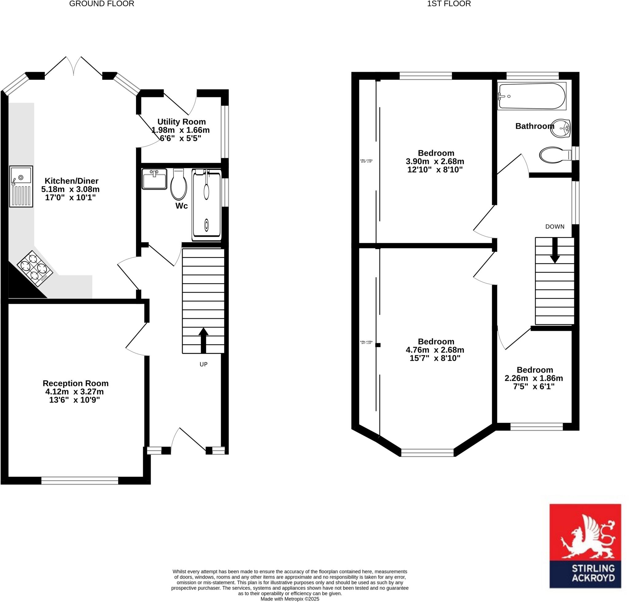 Shortwood Avenue, Staines-upon-Thames, Surrey, TW18 floorplan
