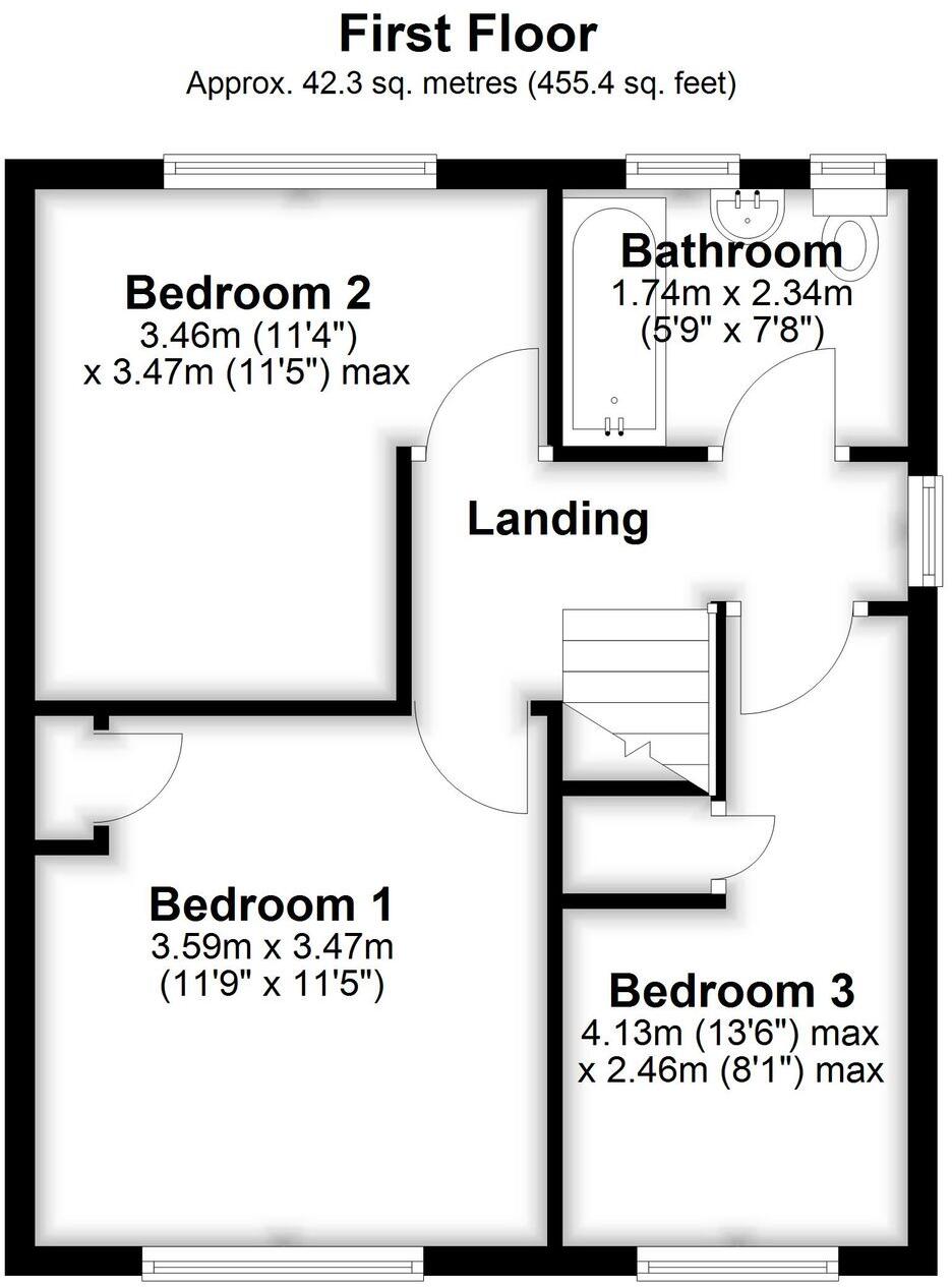Dunsfold Way, New Addington, CR0 floorplan