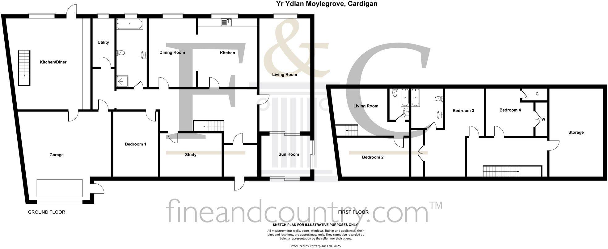 Yr Ydlan, Moylegrove, Cardigan, SA43 floorplan