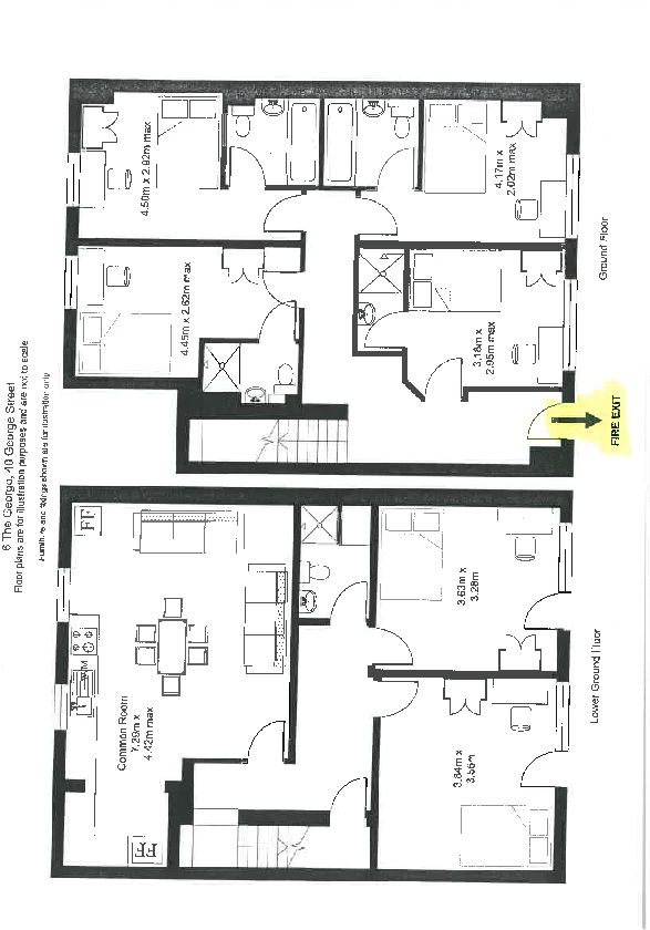 6 The George, 40 George Street, Leamington Spa, CV31 floorplan