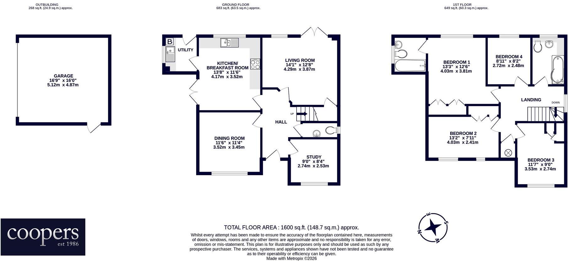 Ebrington, Grove Lane, Hillingdon, UB8 floorplan
