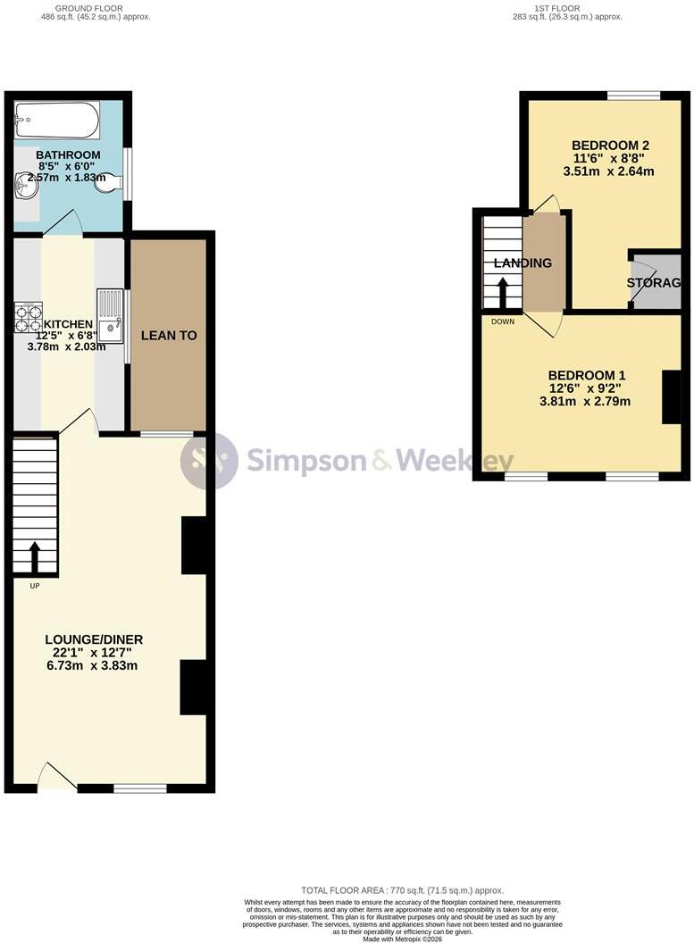 Winstanley Road, Wellingborough floorplan