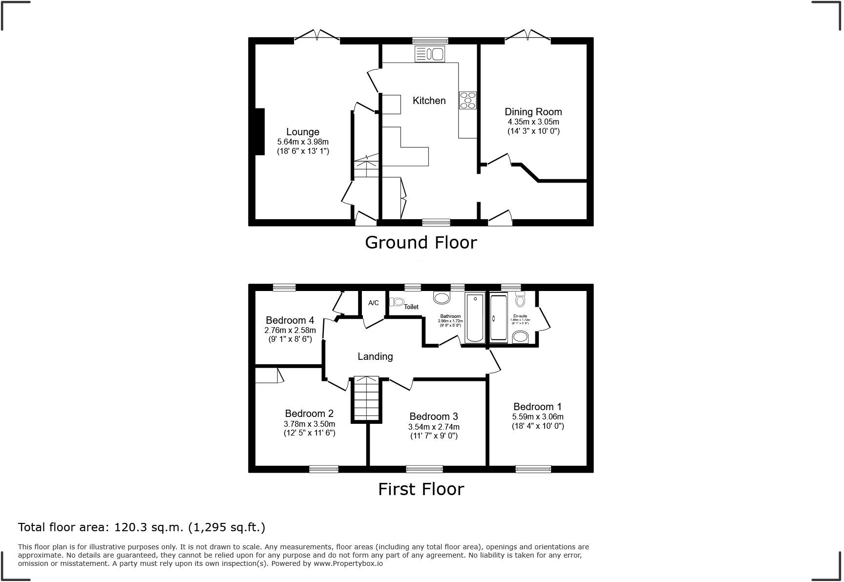 Mitcham Road, Camberley, Surrey floorplan