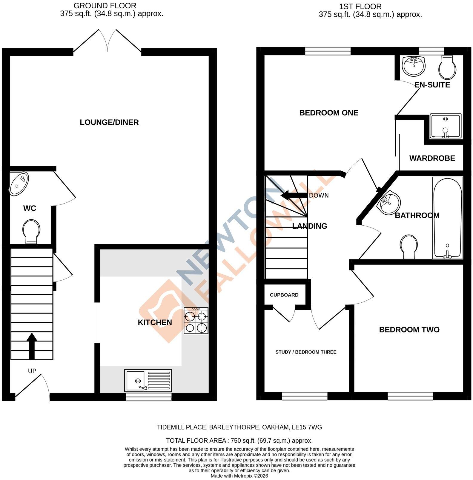 Tidemill Place, Barleythorpe floorplan