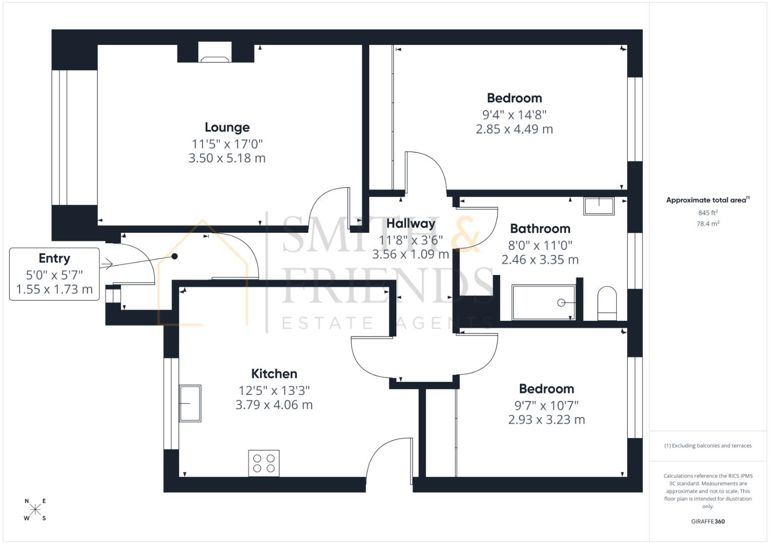 Fellston Close, Hartlepool floorplan