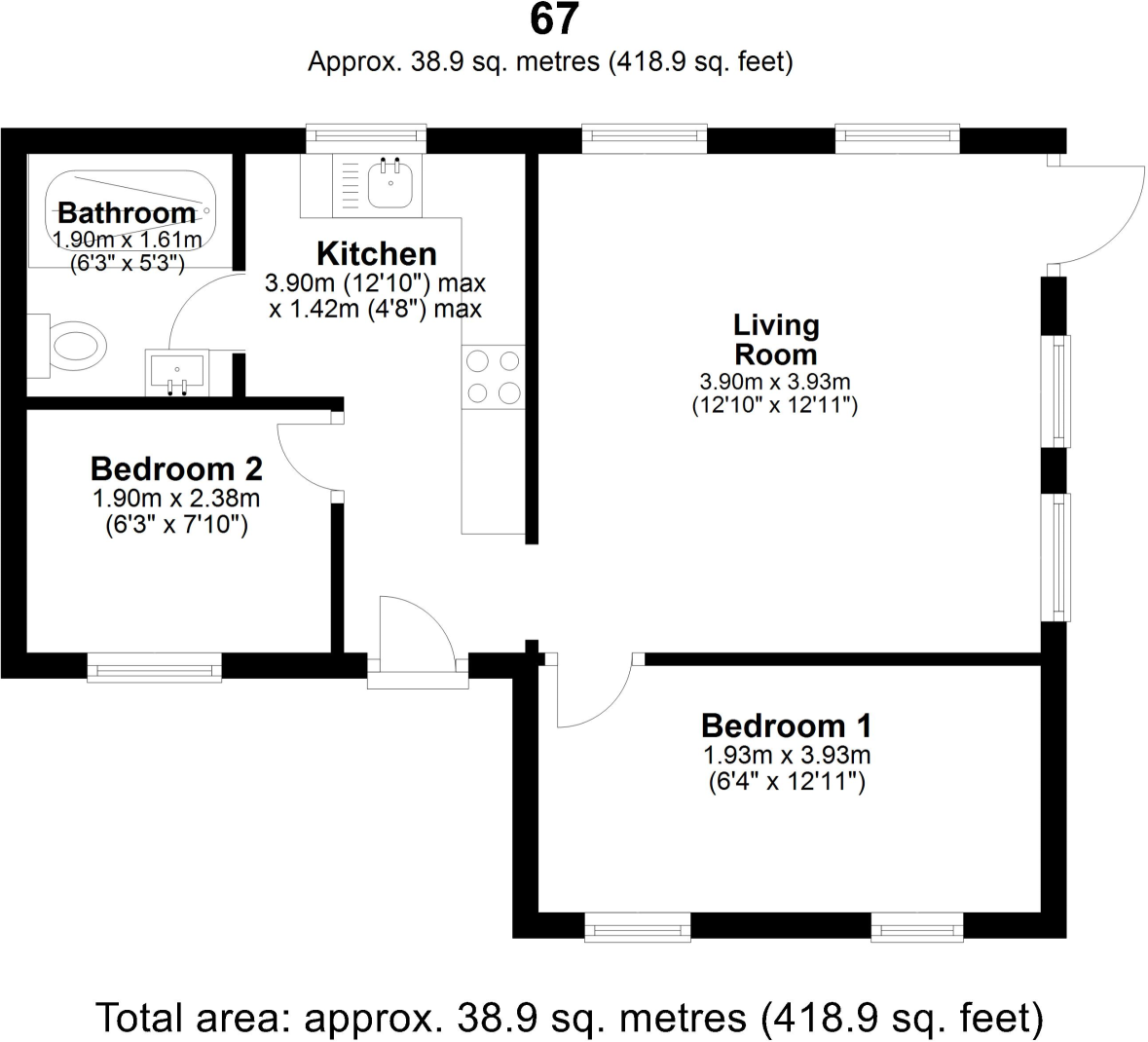 Cenarth, Newcastle Emlyn, SA38 9JN floorplan