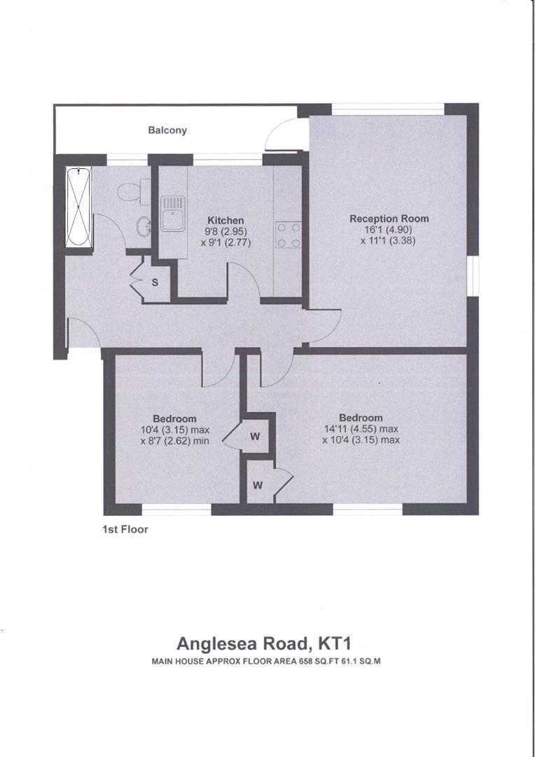 Anglesea Road, Kingston Upon Thames floorplan