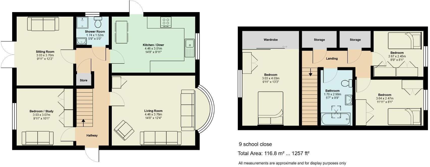 School Close, Nelson, Treharris floorplan