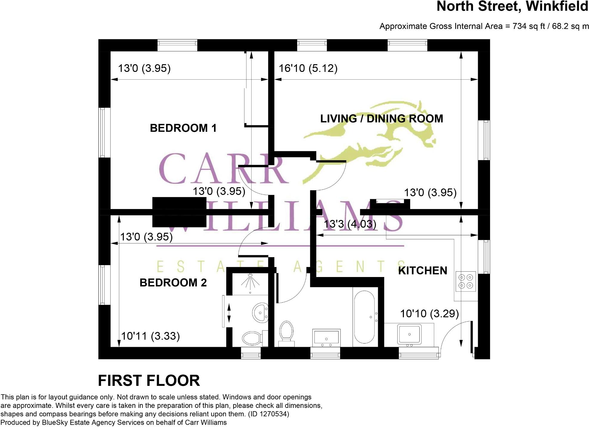 North Street, Winkfield SL4 4SY floorplan