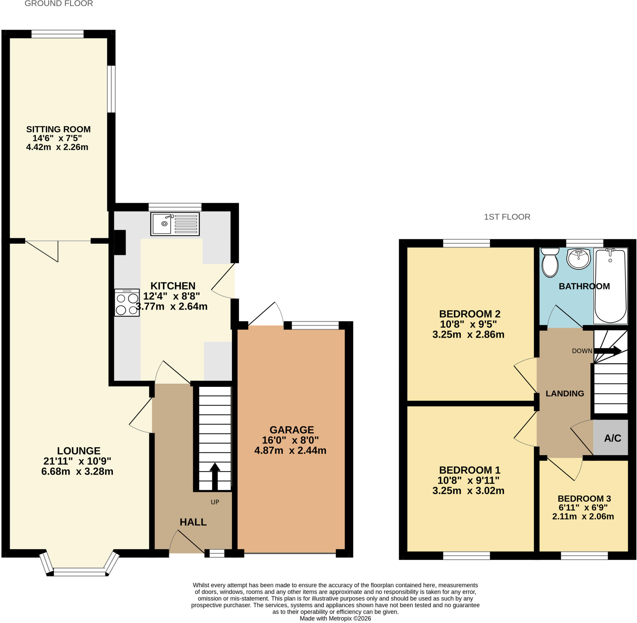 Merrythorn Road, Fremington, Barnstaple, Devon, EX31 floorplan