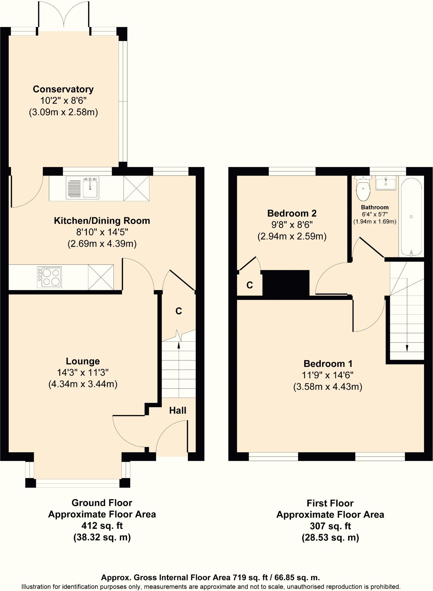 12 Rectory Street, Middleton floorplan