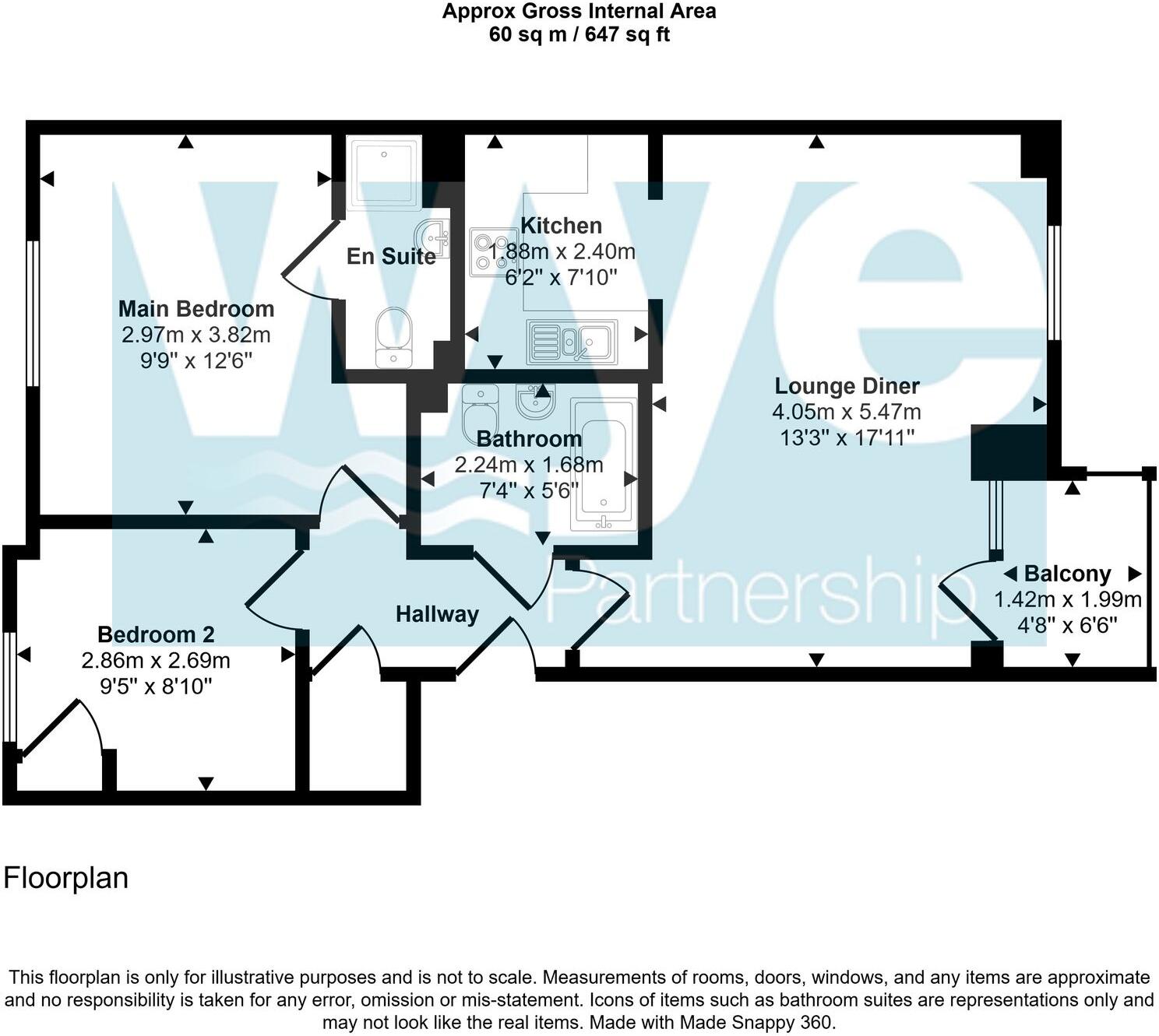 John North Close, High Wycombe, HP11 floorplan