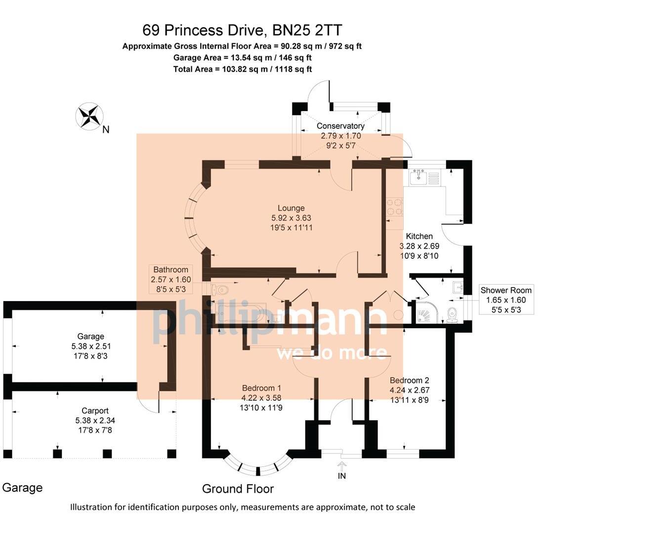 Princess Drive, Seaford floorplan