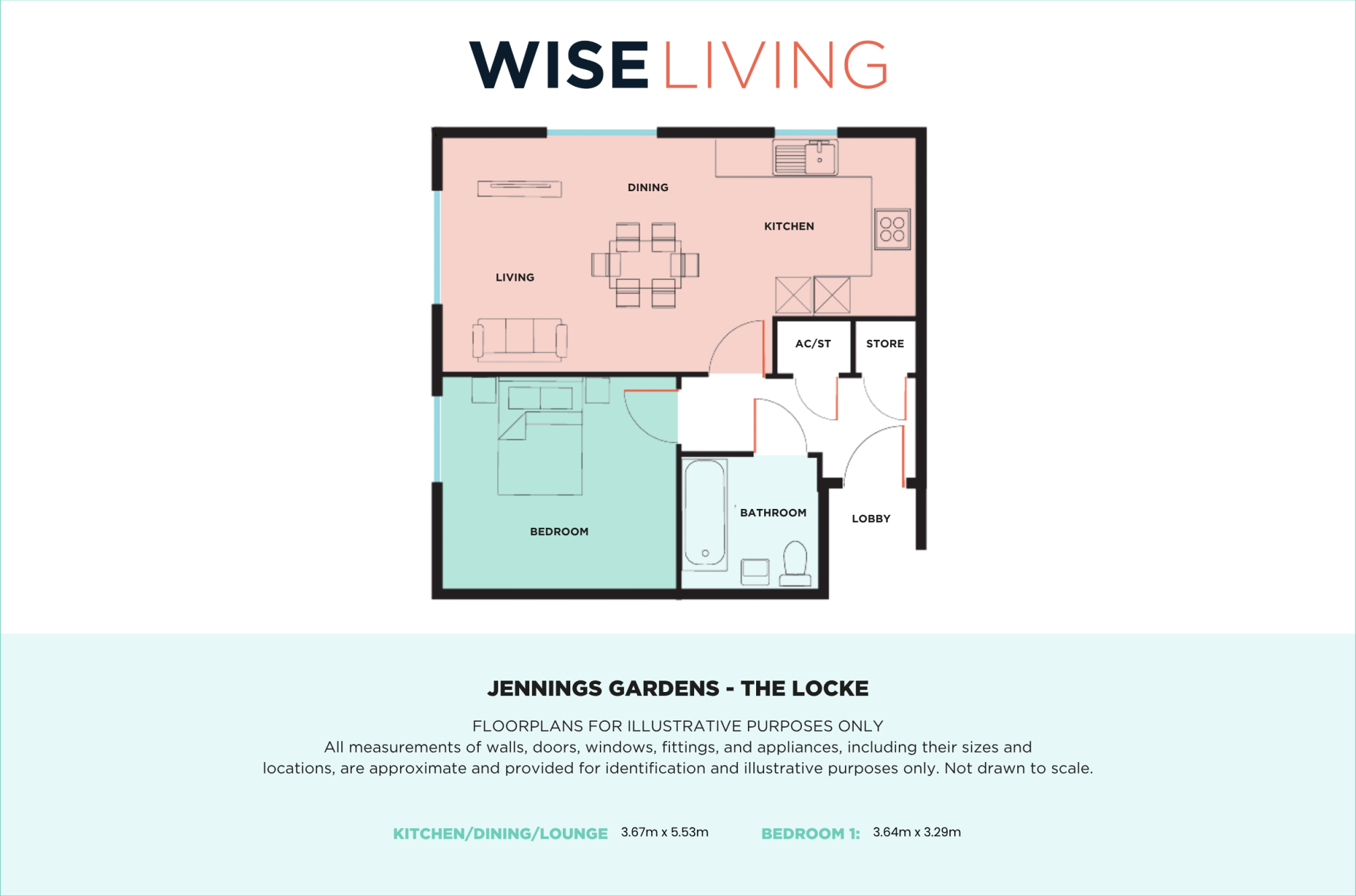 Jennings Gardens, Tithebarn, Exeter, Devon floorplan