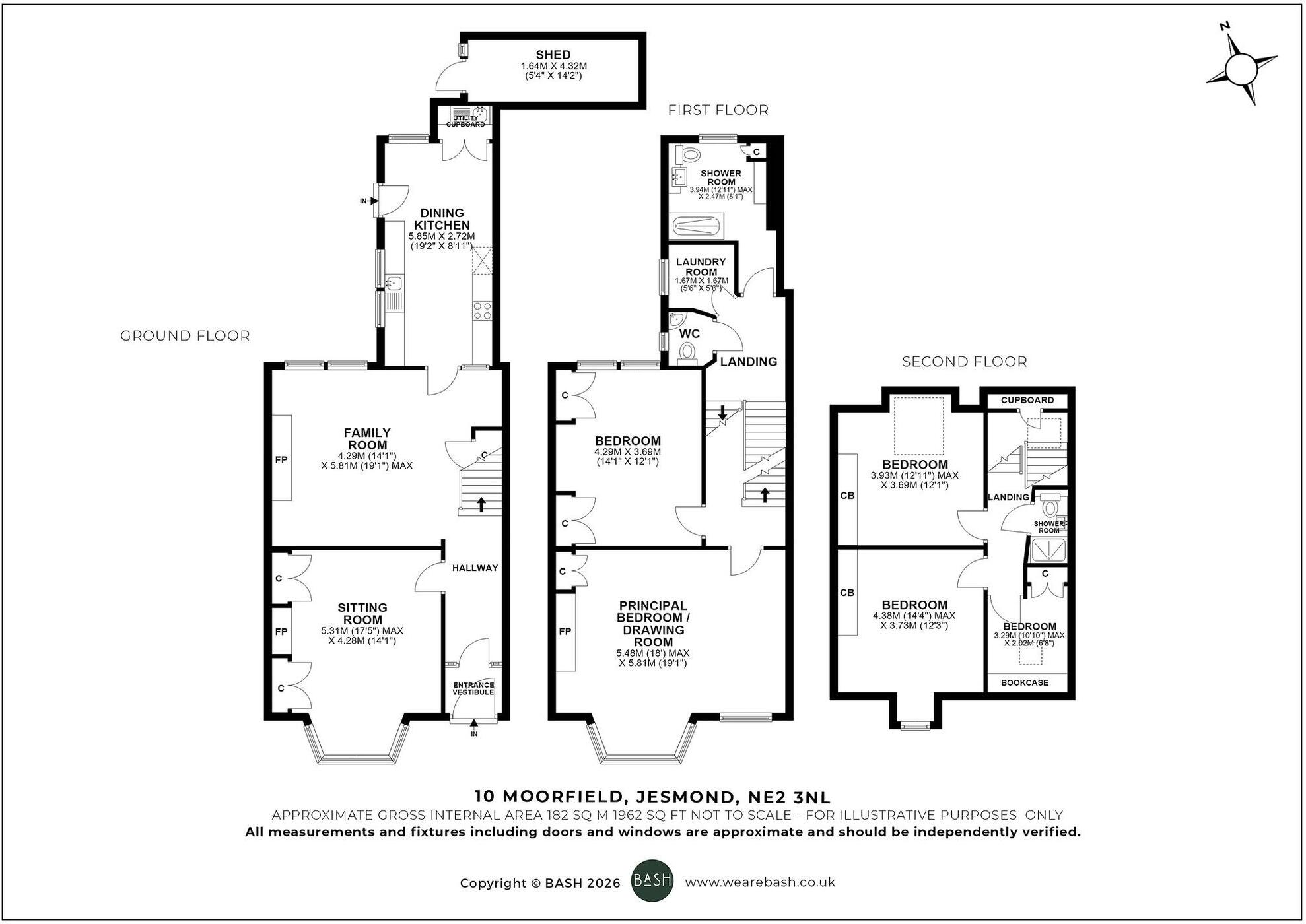 Moorfield, Jesmond, NE2 floorplan