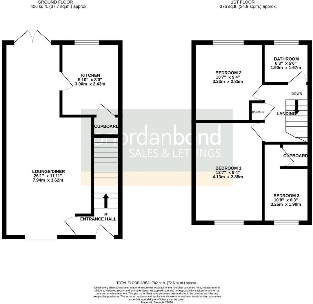 Masefield Drive, Rushden, Northamptonshire NN10 floorplan