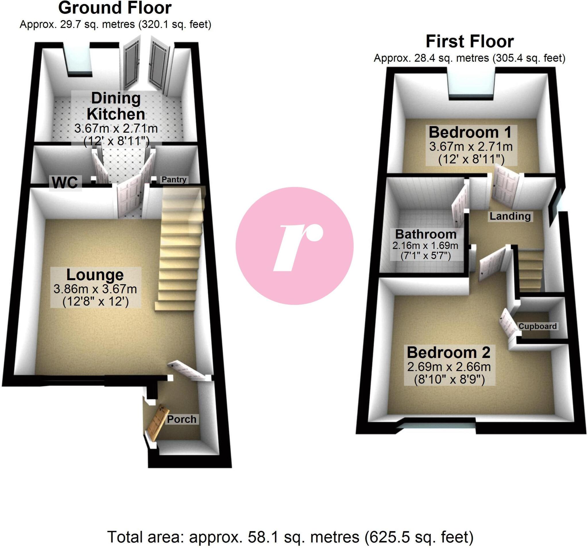 THIRLMERE DRIVE, Middleton M24 5NU floorplan