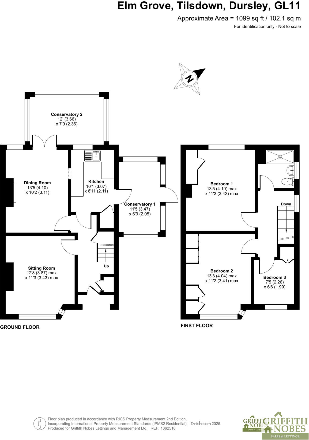 Elm Grove, Tilsdown, Dursley, Gloucestershire floorplan
