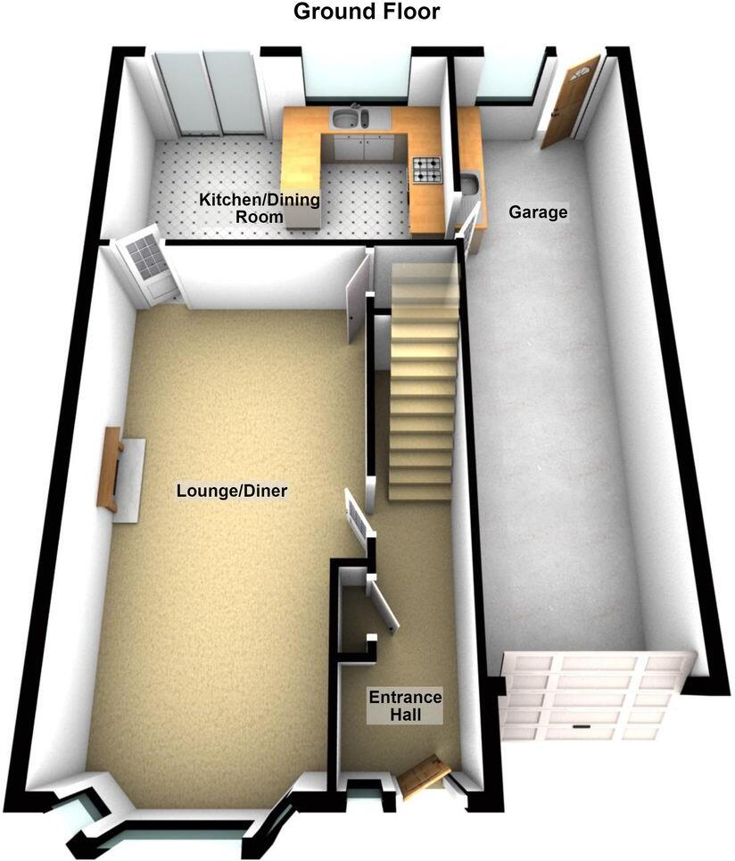 Harwood Avenue, Branston, Burton-on-Trent, DE14 floorplan