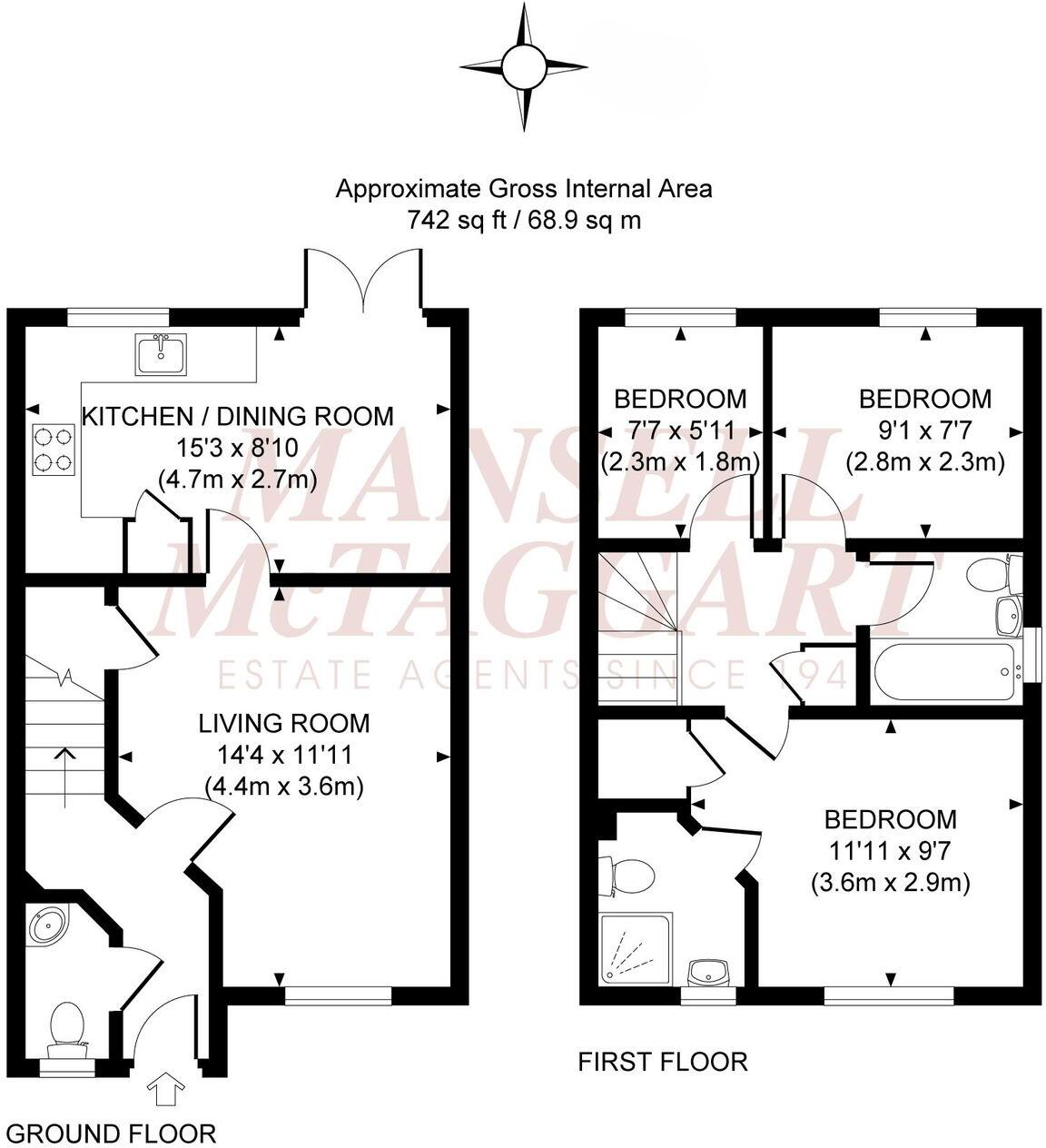 Atlas Crescent, Burgess Hill, RH15 floorplan
