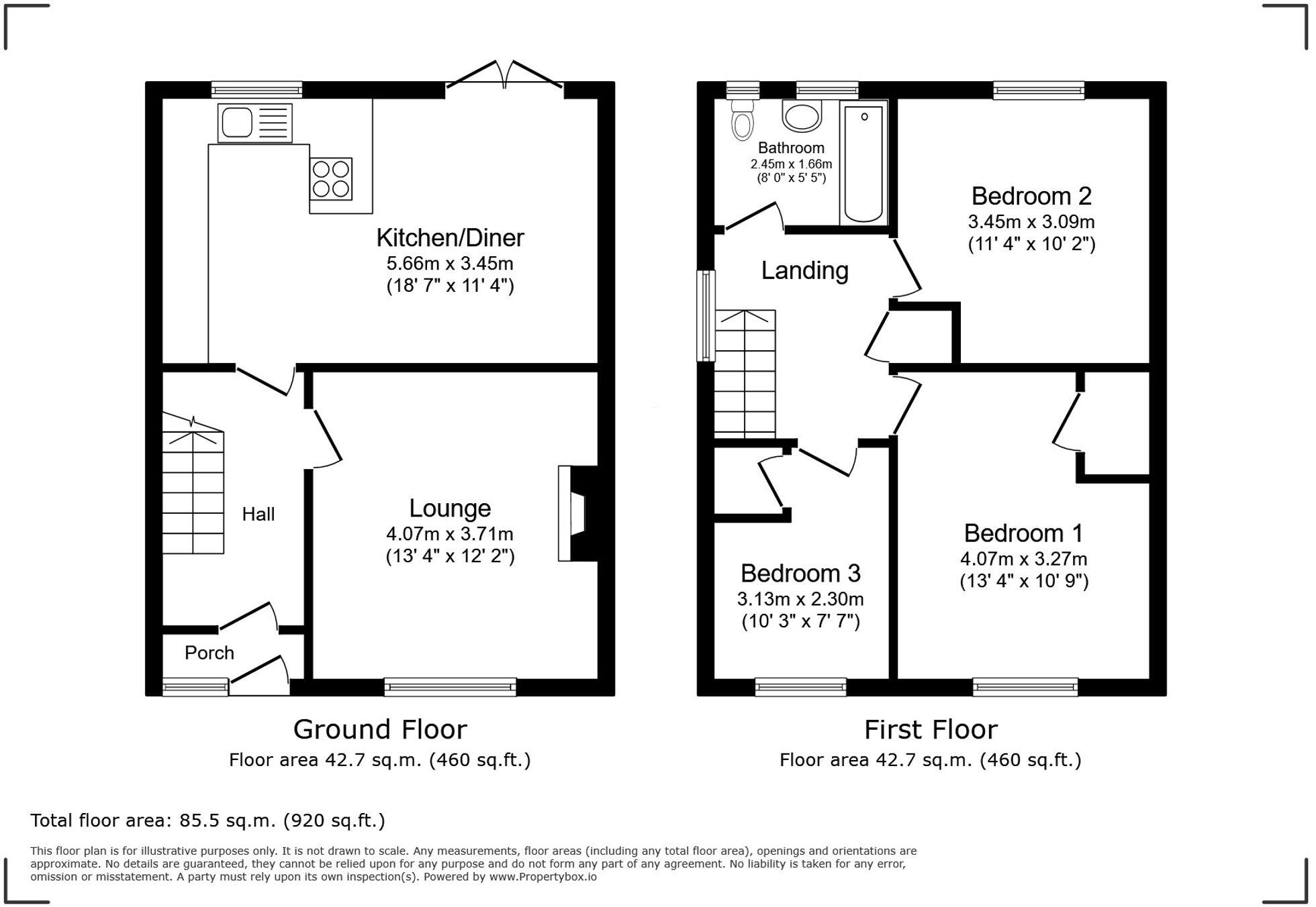 Springwood, Llanedeyrn, Cardiff, CF23 floorplan