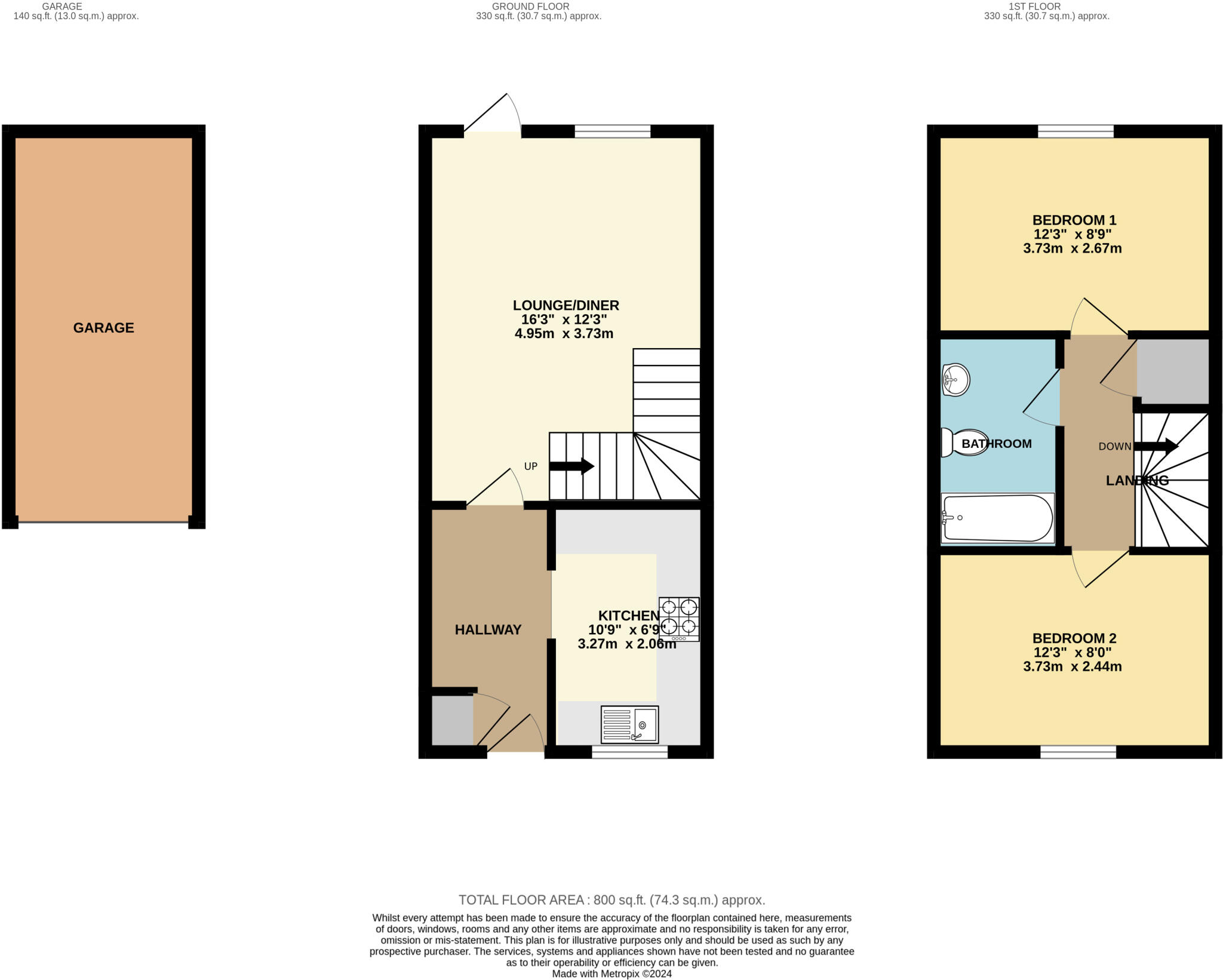 Ullswater Close, Flitwick, Bedfordshire, MK45 floorplan