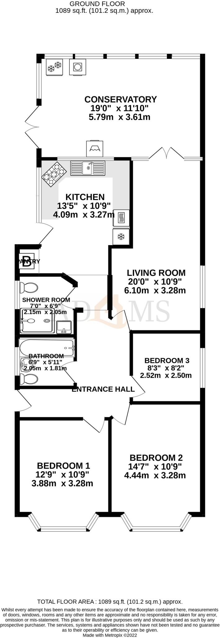 Turbary Park Avenue, Bournemouth,  floorplan