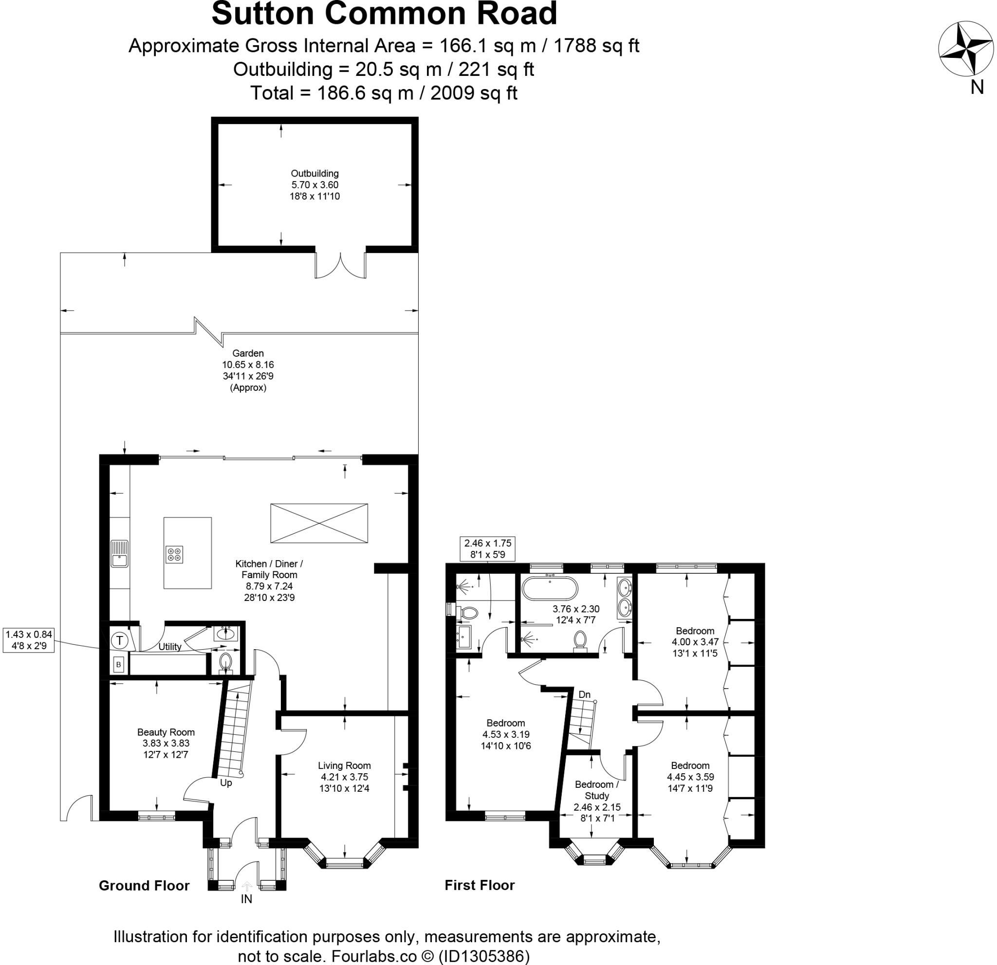 Sutton Common Road, Sutton, SM3 floorplan