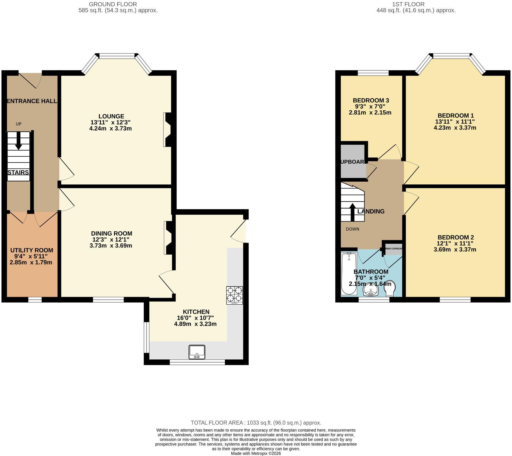 Bradley Road, Huddersfield, HD2 1PU floorplan