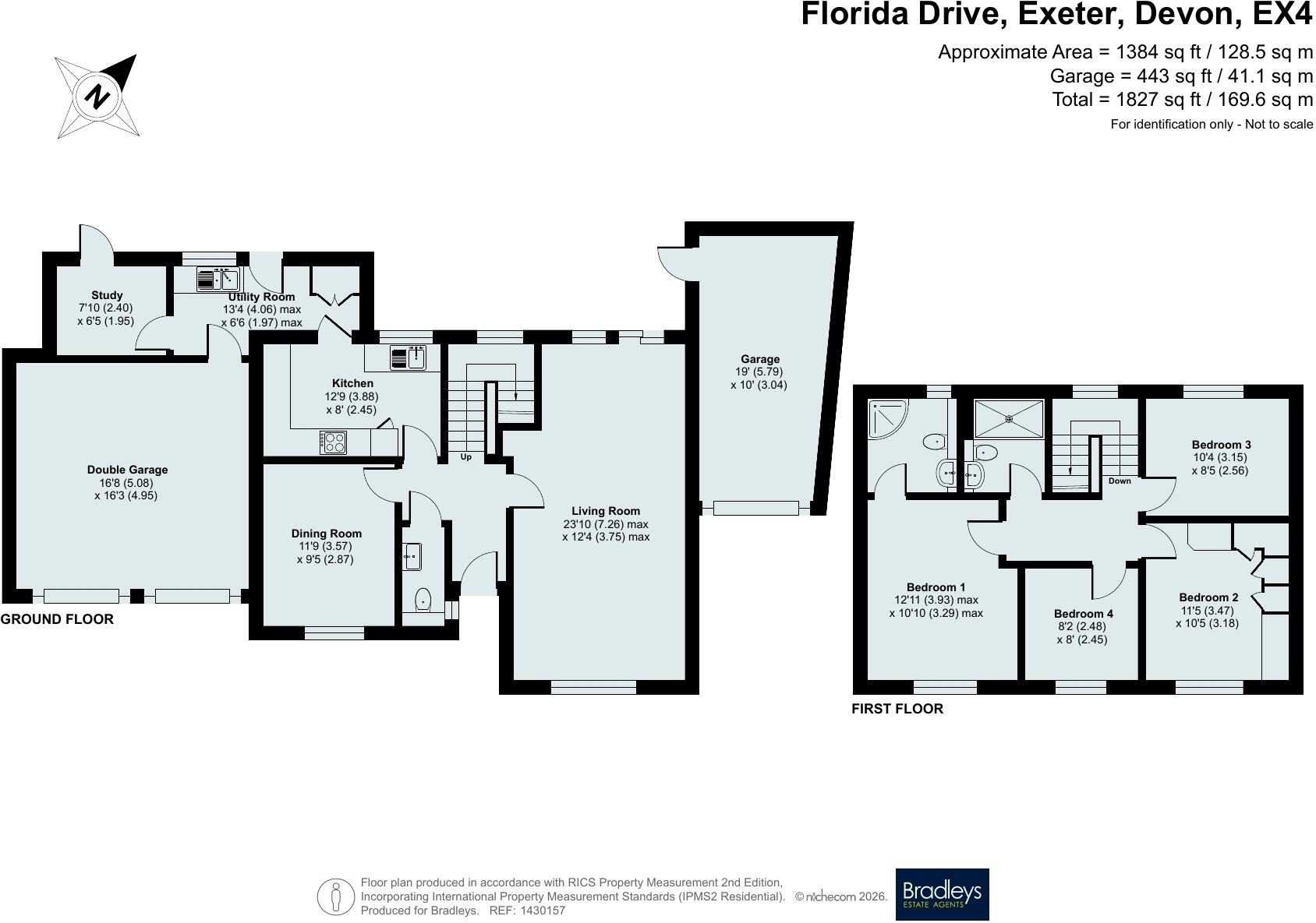 Florida Drive, Exeter, Devon floorplan