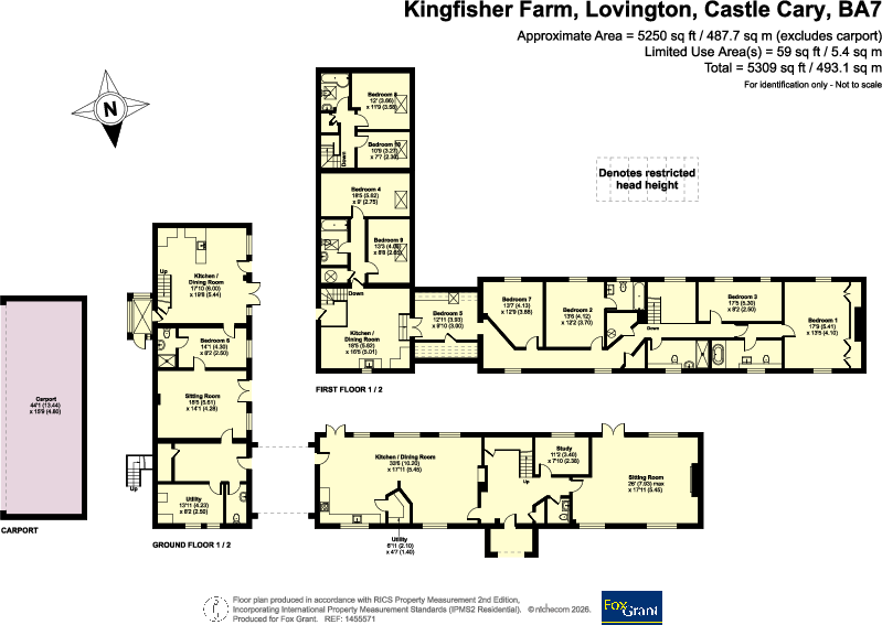 Lovington, Castle Cary, Somerset floorplan