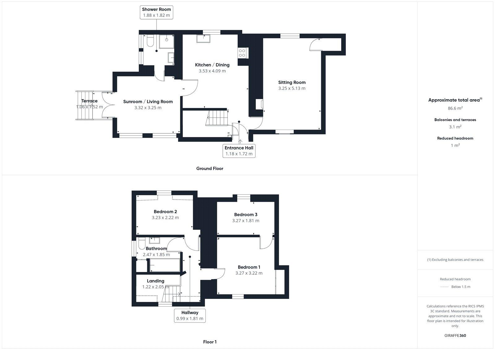 Glassard, Isle of Colonsay, Argyll and Bute, PA61 floorplan