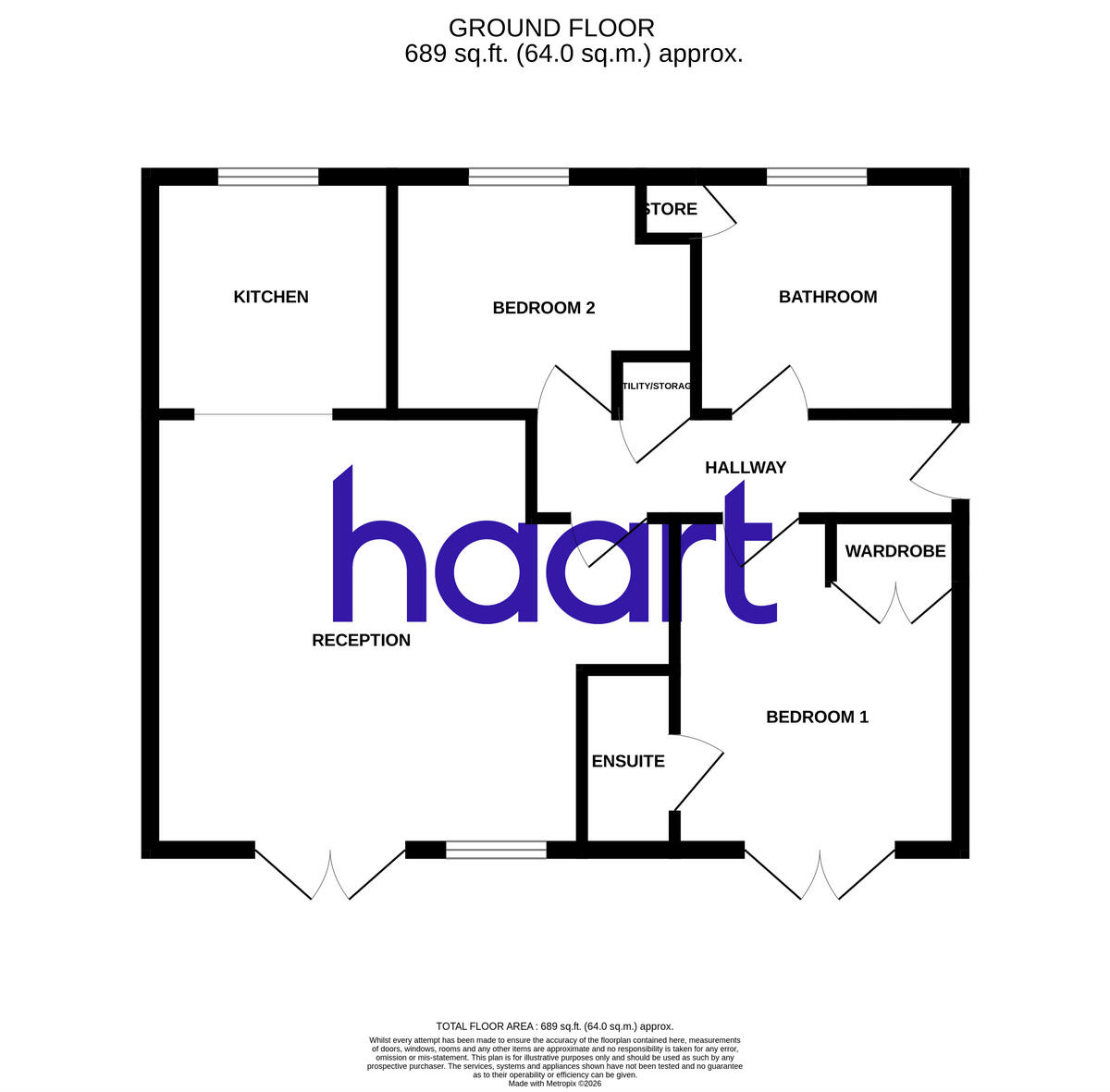 Gooshays Gardens, Harold Hill floorplan