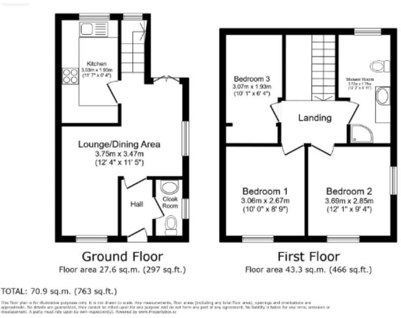Beckside Gardens, Brampton floorplan