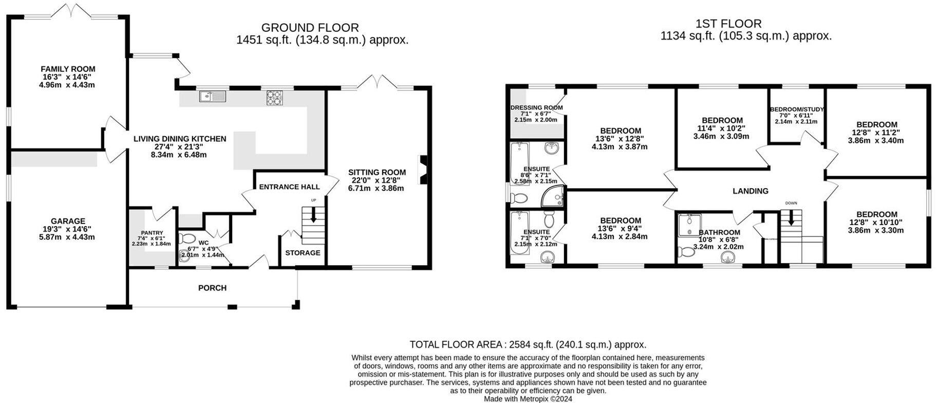 5 Eaton Drive, Alderley Edge, SK9 floorplan
