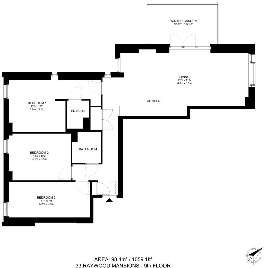 Raywood Mansions floorplan