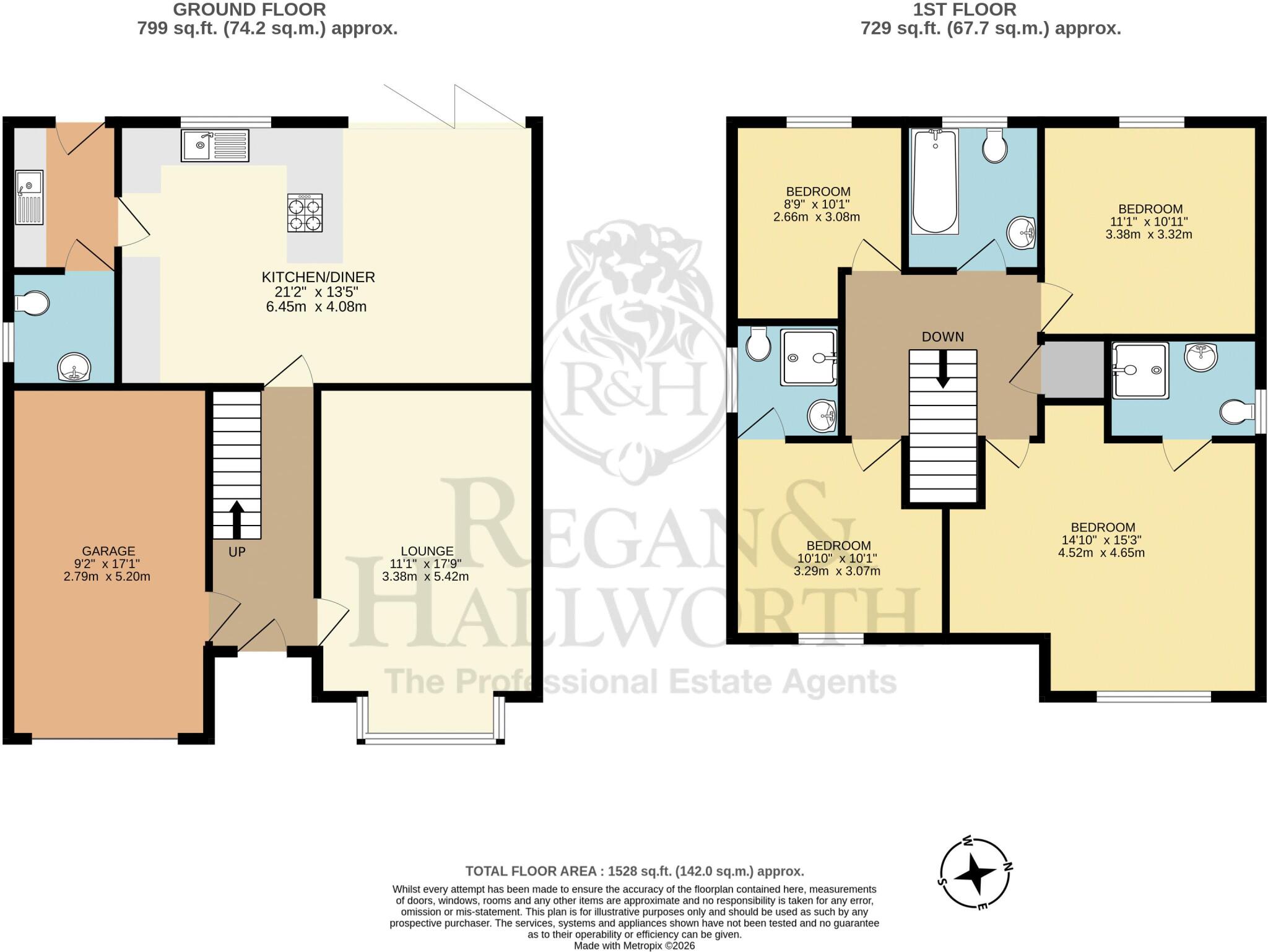 3, Vicarage Farm Croft, Atherton Road, Hindley, WN2 3RD floorplan