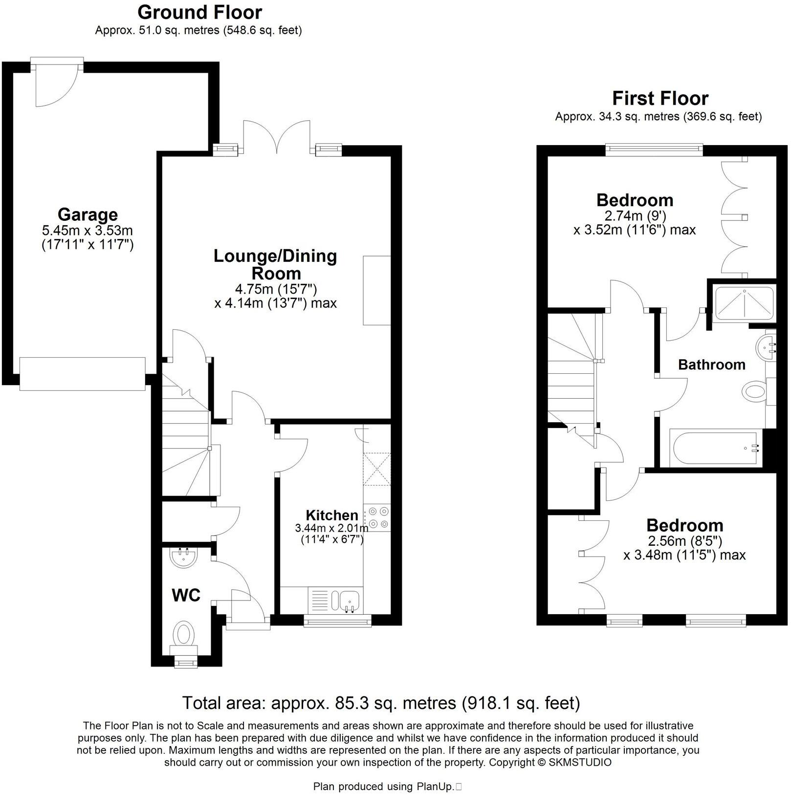 Winchfield, Caddington, LU1 floorplan