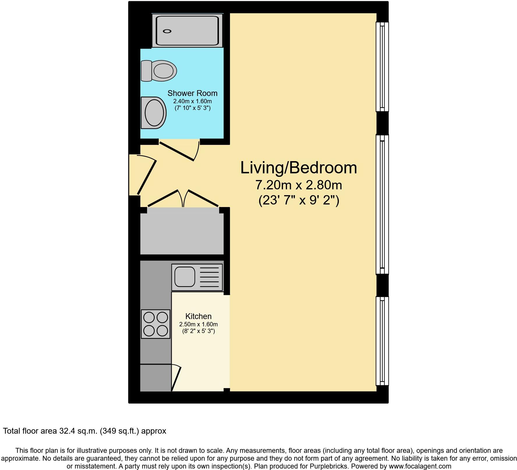 94 Talbot Road, Manchester, M16 floorplan