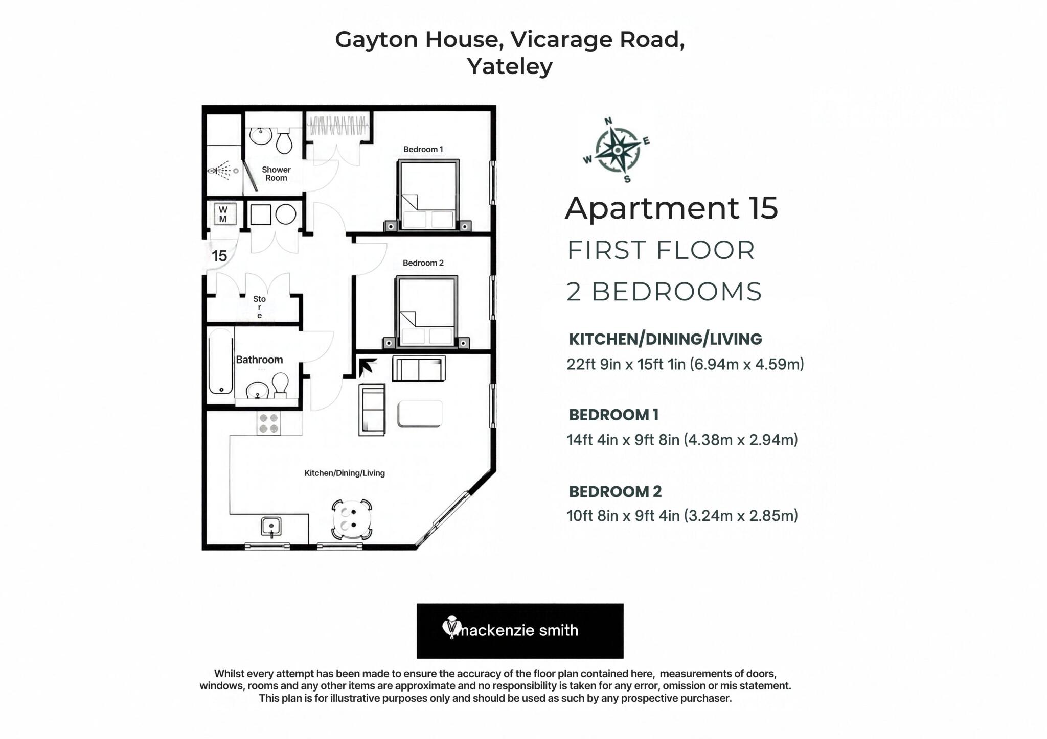 Vicarage Road, Yateley, Hampshire, GU46 floorplan