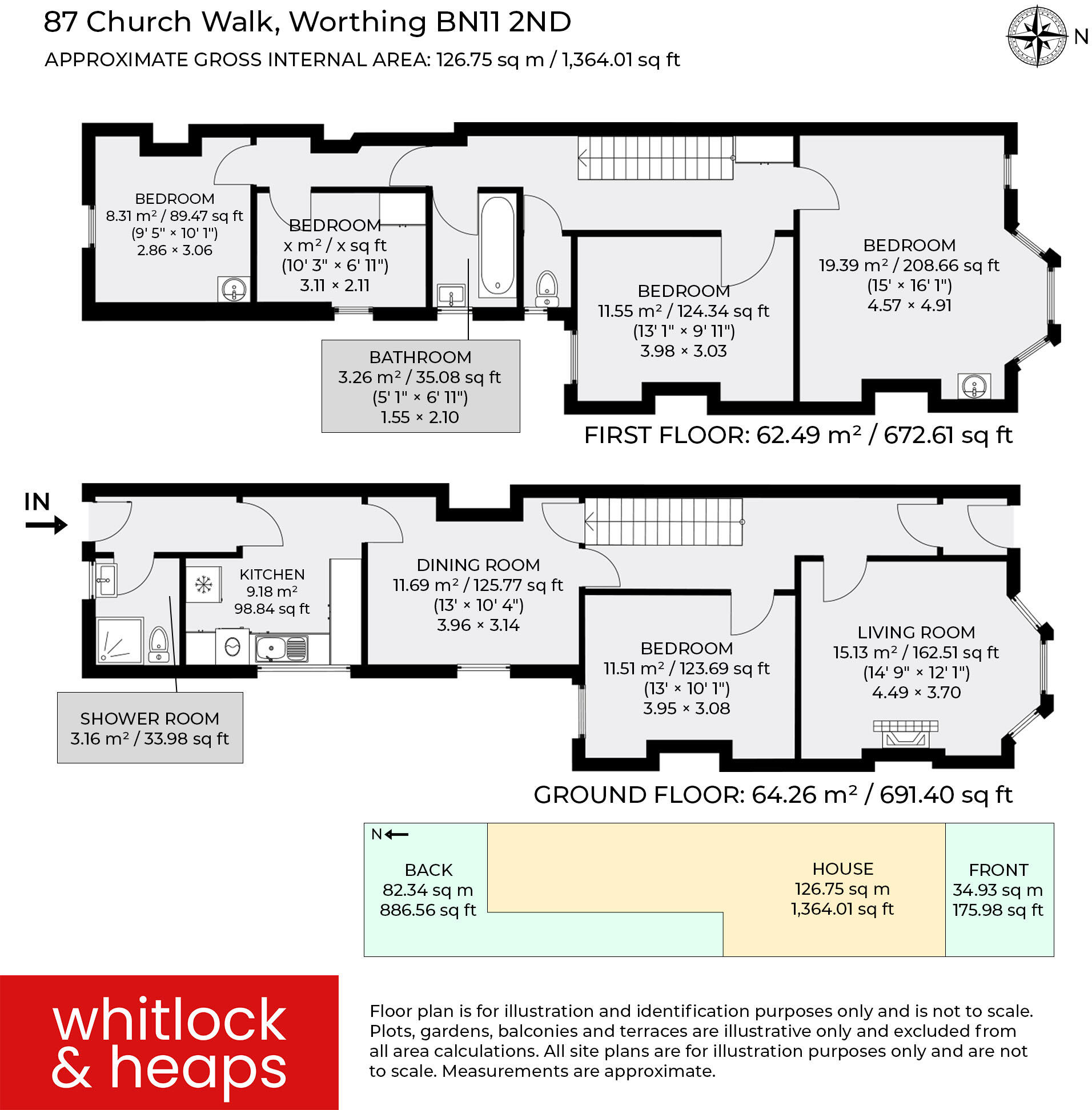 Church Walk, Worthing floorplan